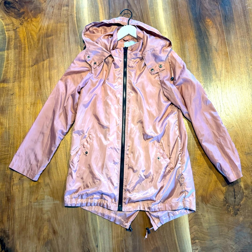 ASOS super lightweight rain coat windbreaker in blush